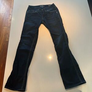 Silver Slim Bootcut Jeans